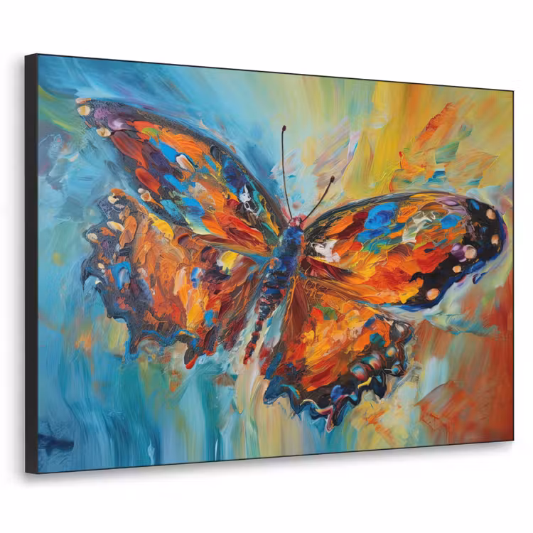 Art Frame - Vlinder - Kleuren - Kunst - Schilderij — 1