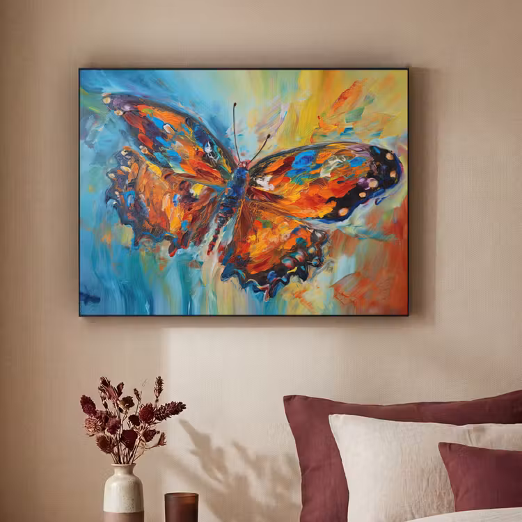Art Frame - Vlinder - Kleuren - Kunst - Schilderij — 3