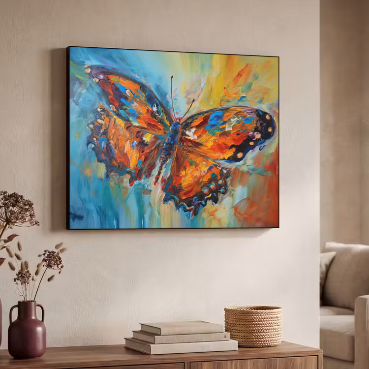 Art Frame - Vlinder - Kleuren - Kunst - Schilderij — 7