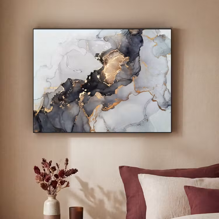 Art Frame - Zwart - Marmer - Luxe - Goud — 3