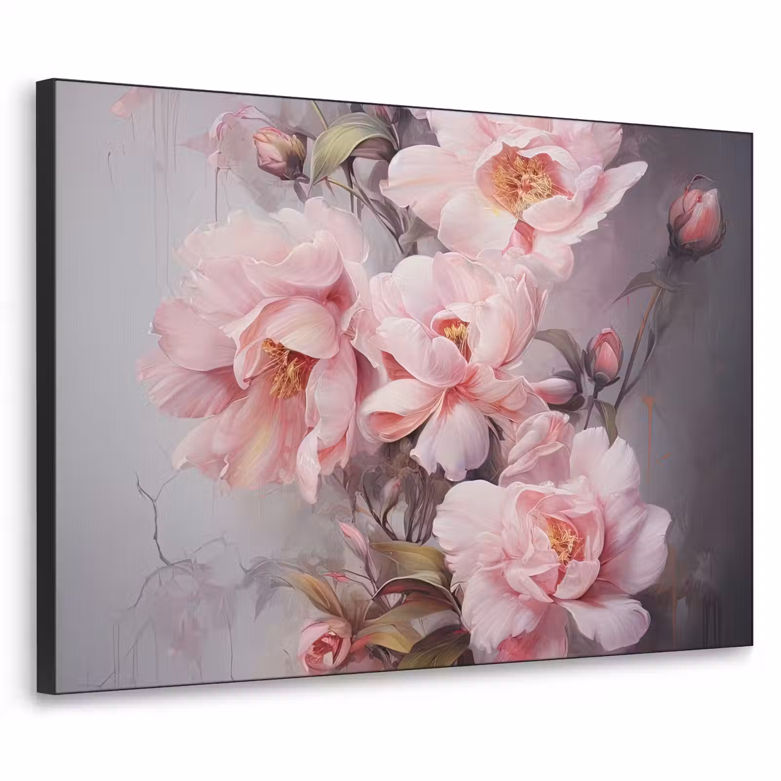 Art Frame - Rozen - Bloemen - Roze - Kunst - Watercolor — 1