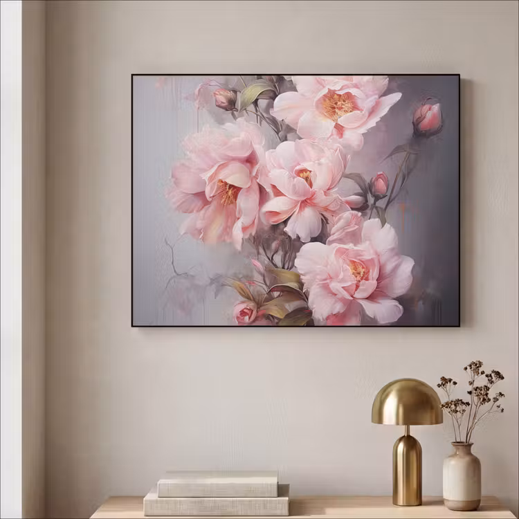 Art Frame - Rozen - Bloemen - Roze - Kunst - Watercolor — 5