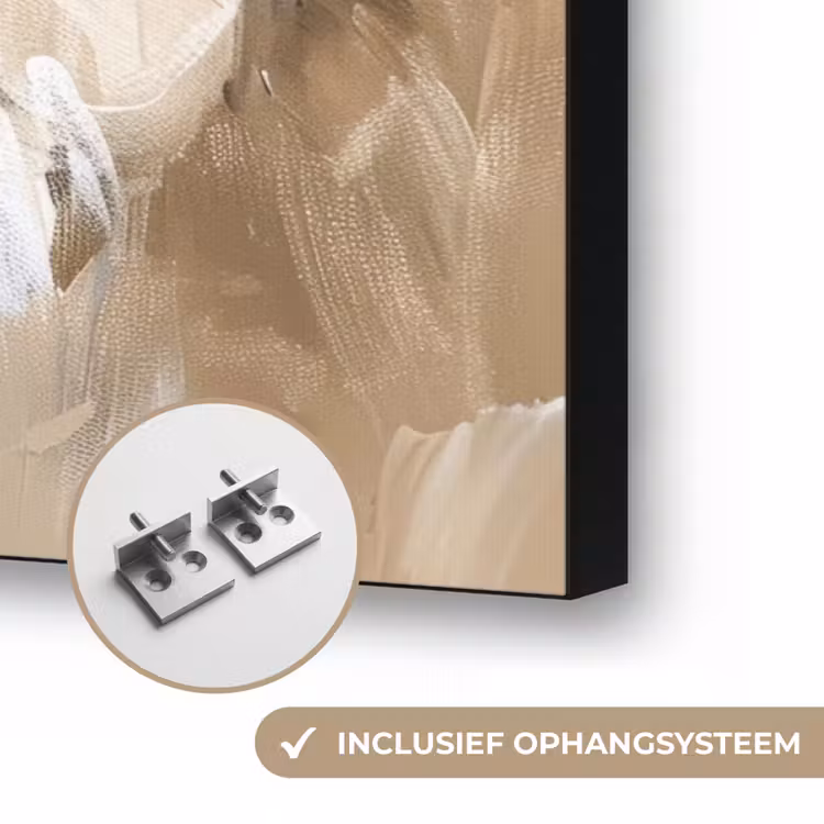 Art Frame - Bloemen - Beige - Abstract - Modern — 6