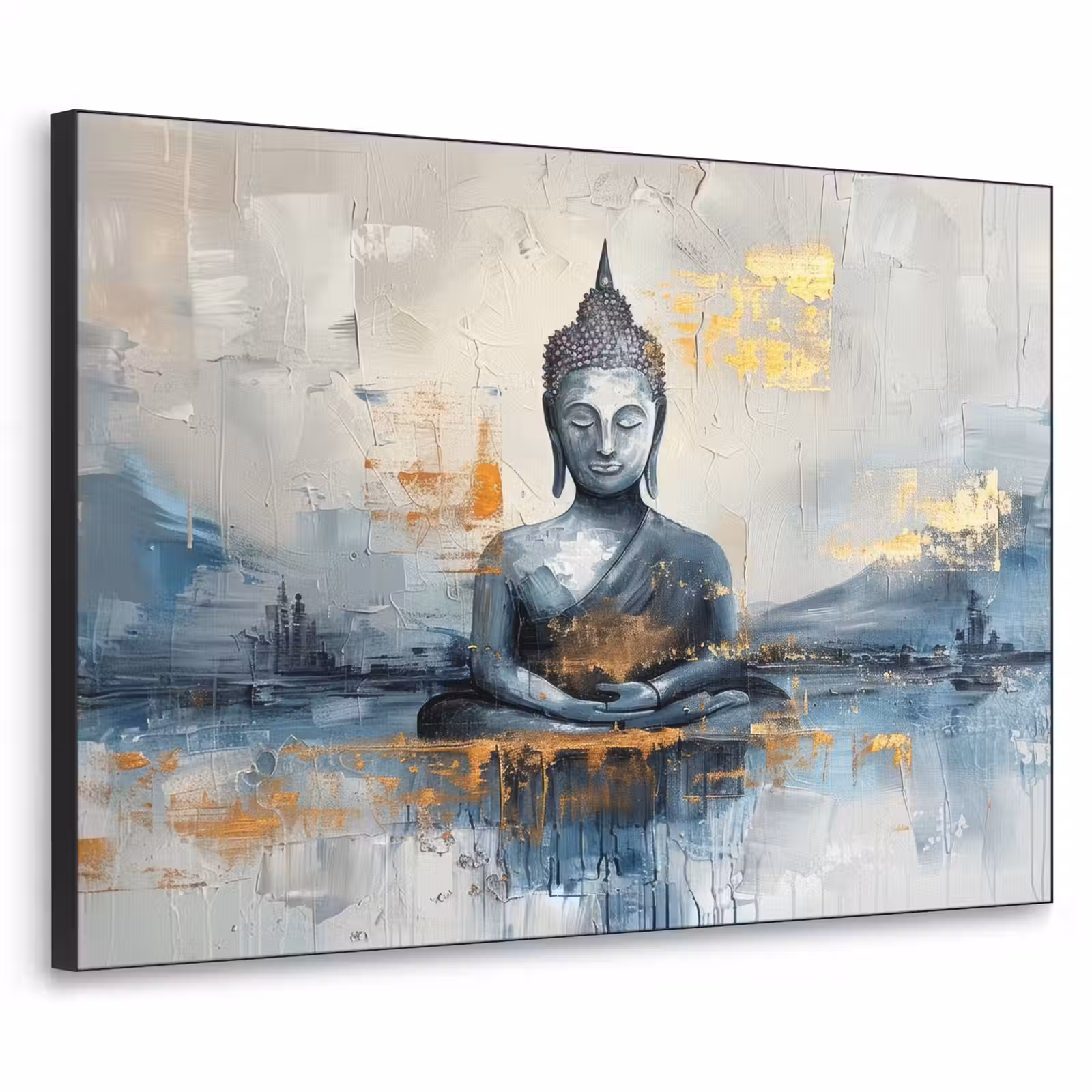 Art Frame - Buddha - Goud - Abstract - Modern — 1