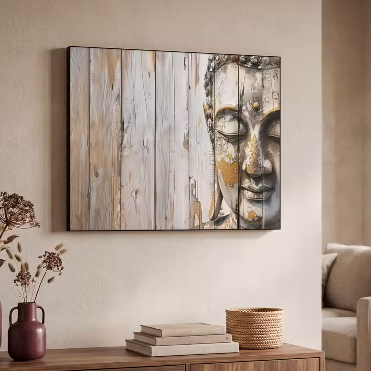 Art Frame - Boeddha - Houtlook - Modern - Industrieel — 7