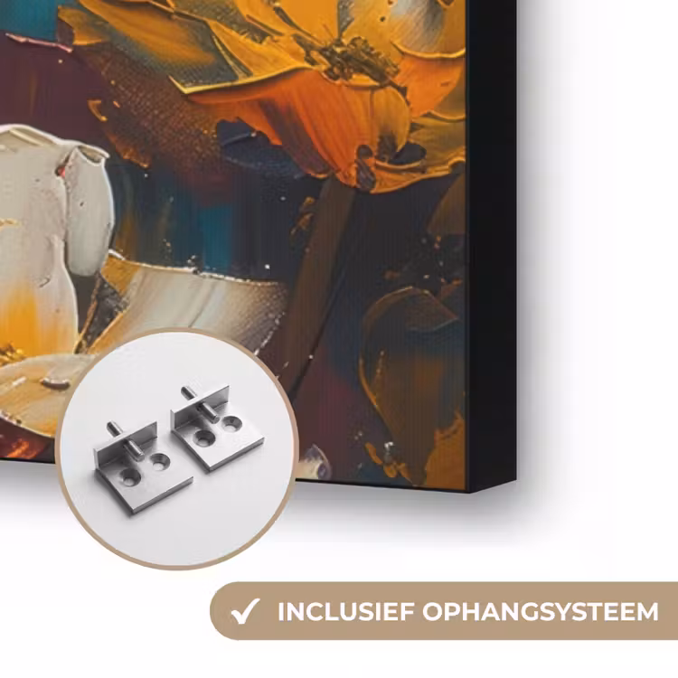 Art Frame - Buddha - Bloemen - Kleurrijk - Modern — 6