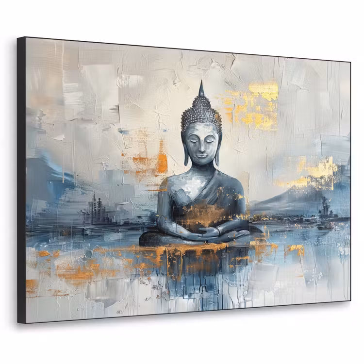 Art Frame - Buddha - Goud - Abstract - Modern — 1