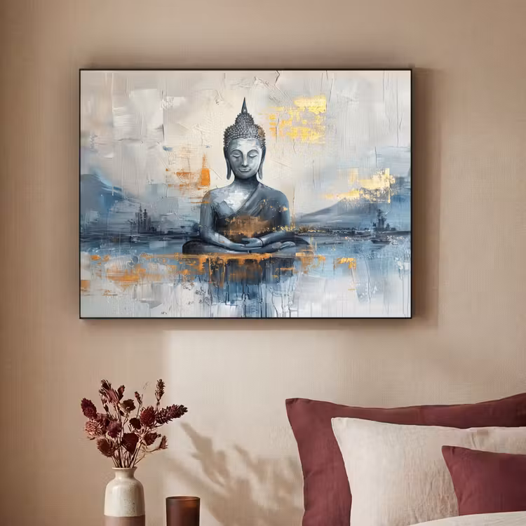 Art Frame - Buddha - Goud - Abstract - Modern — 3