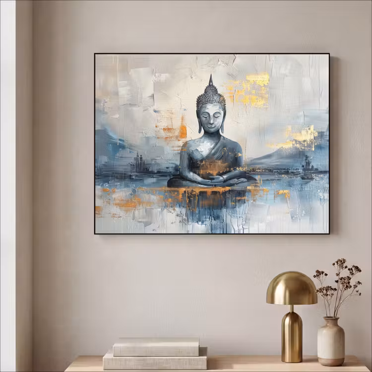 Art Frame - Buddha - Goud - Abstract - Modern — 5