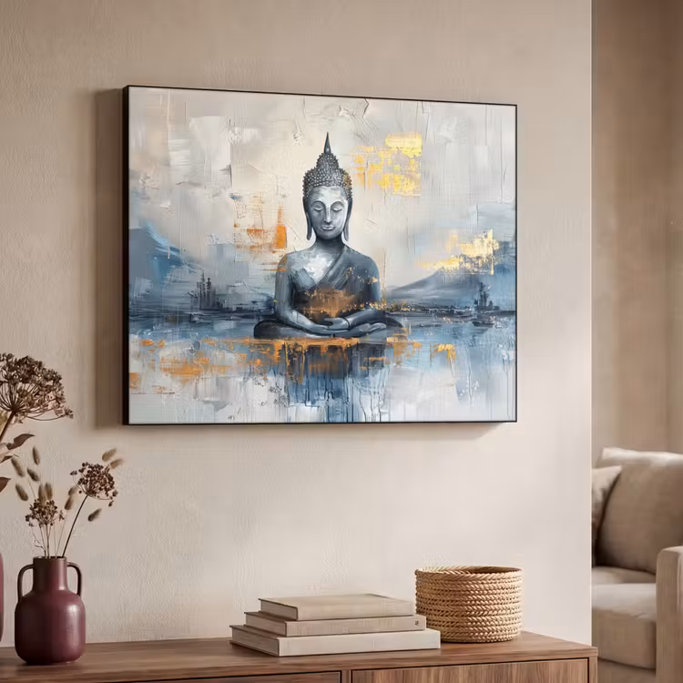 Art Frame - Buddha - Goud - Abstract - Modern — 7