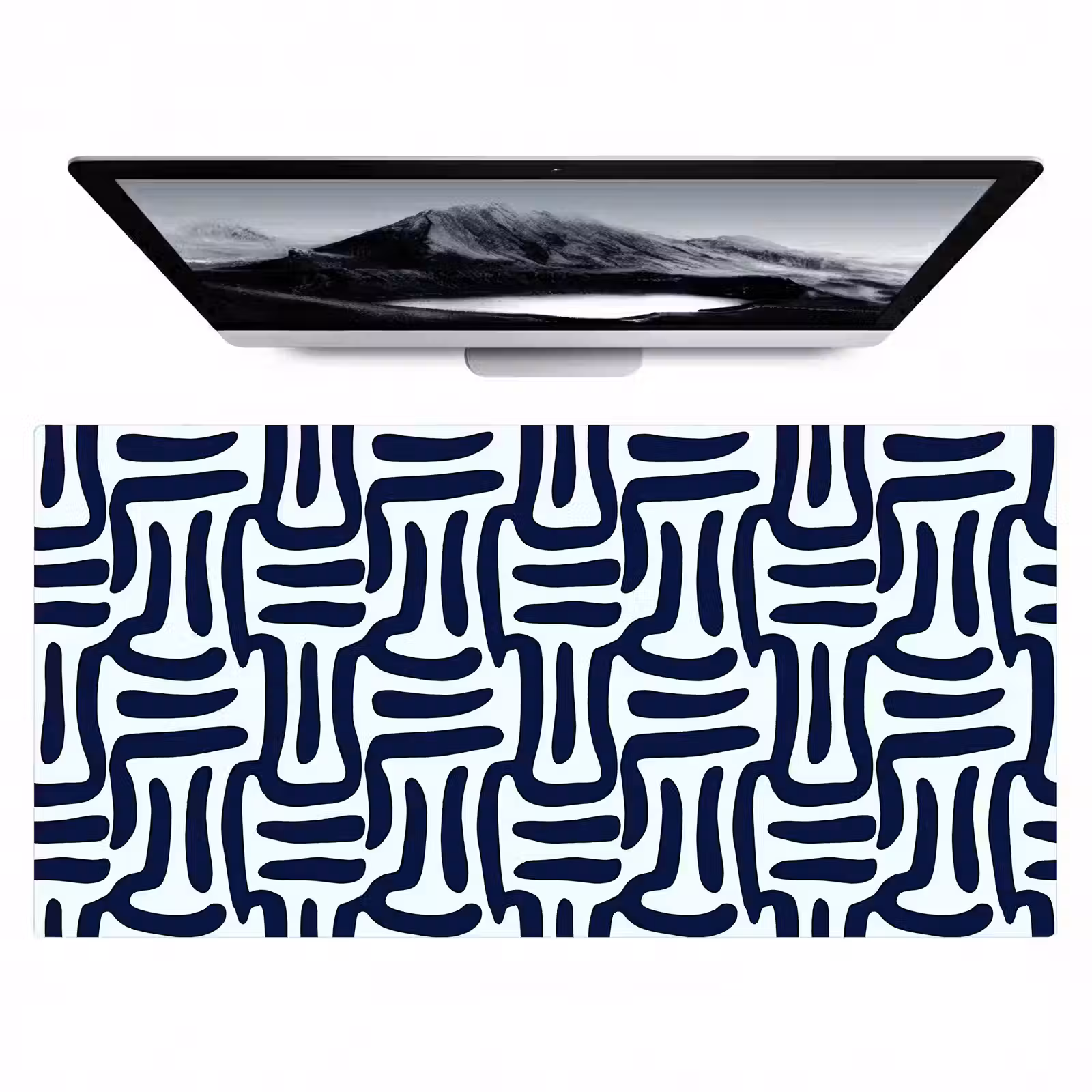 Bureau onderlegger - Abstract - Modern - Blauw — 1