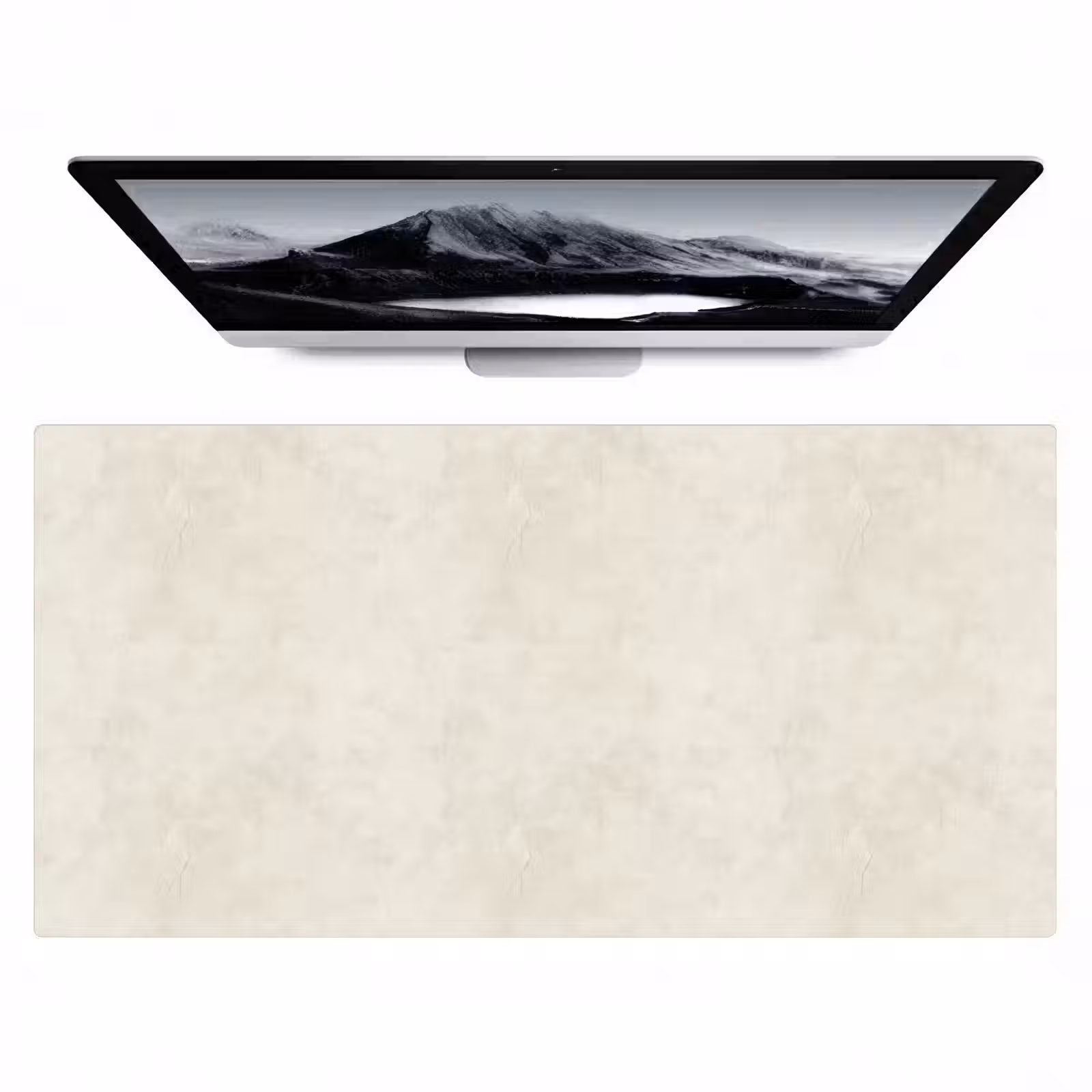 Bureau onderlegger - Crème - Egaal - Beton — 1