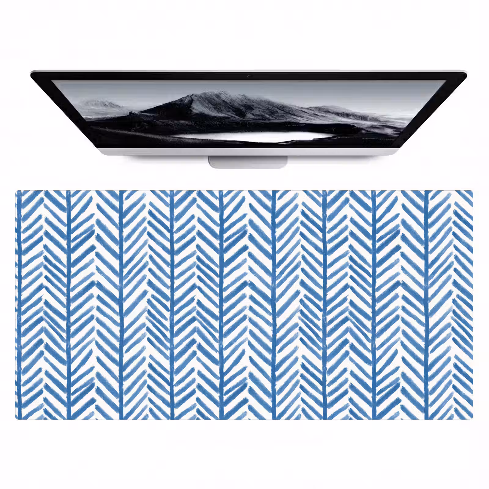 Bureau onderlegger - Patroon - Streep - Blauw — 1