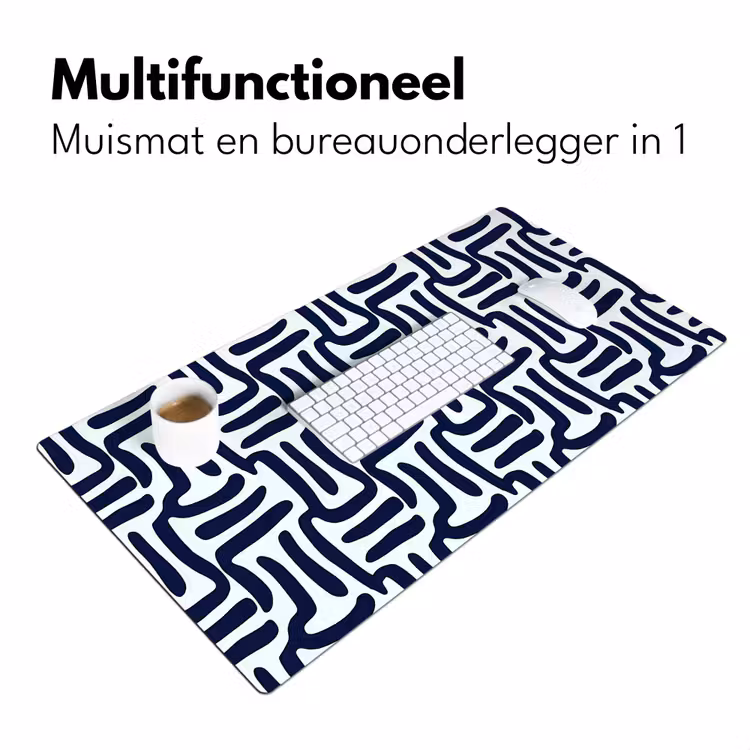 Bureau onderlegger - Abstract - Modern - Blauw — 7