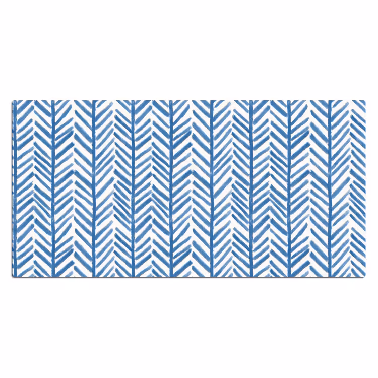 Bureau onderlegger - Patroon - Streep - Blauw — 2