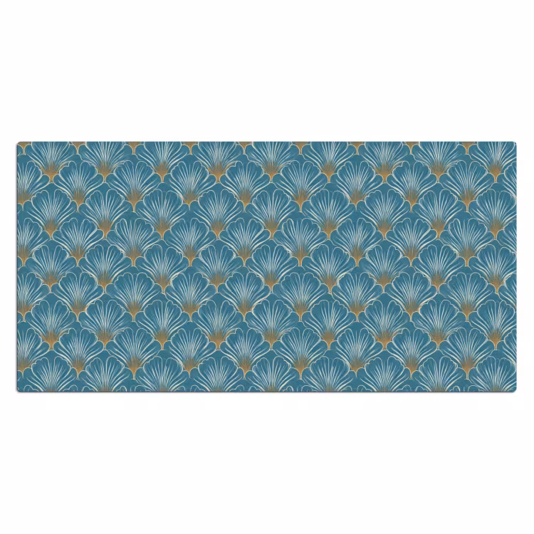 Bureau onderlegger - Symmetrisch - Patroon - Blauw — 2