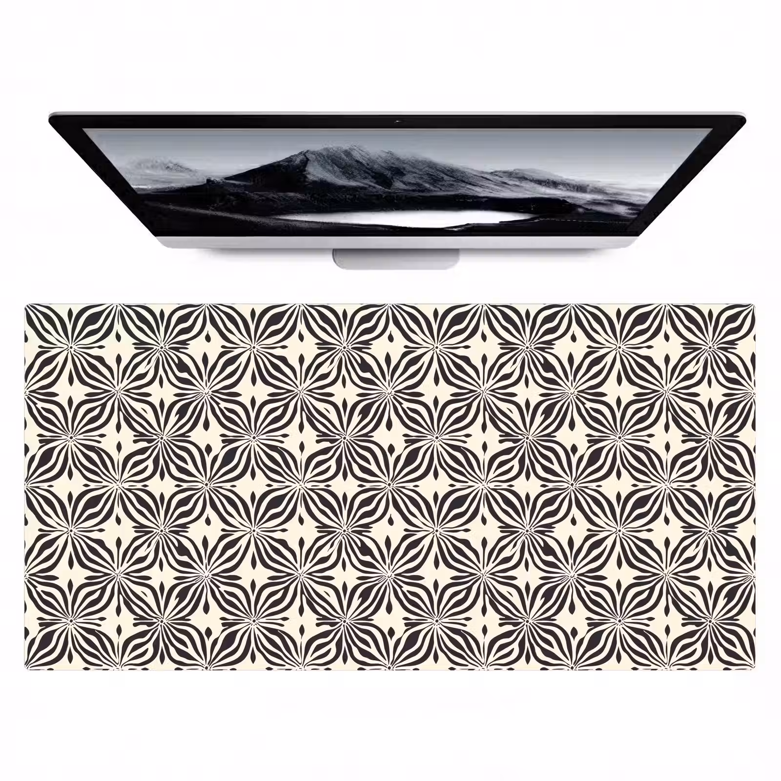 Bureau onderlegger - Grafisch - Patroon - Zwart — 1