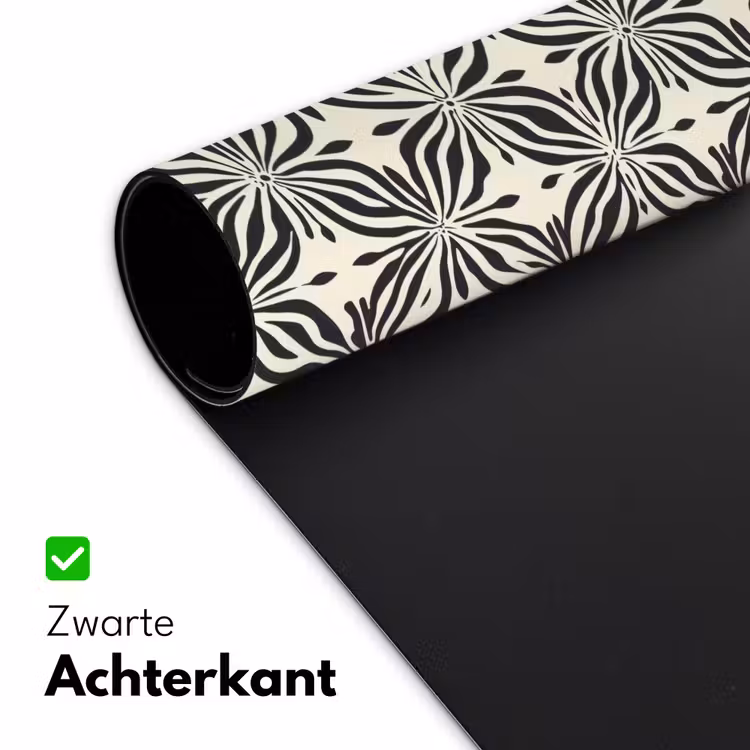 Bureau onderlegger - Grafisch - Patroon - Zwart — 5