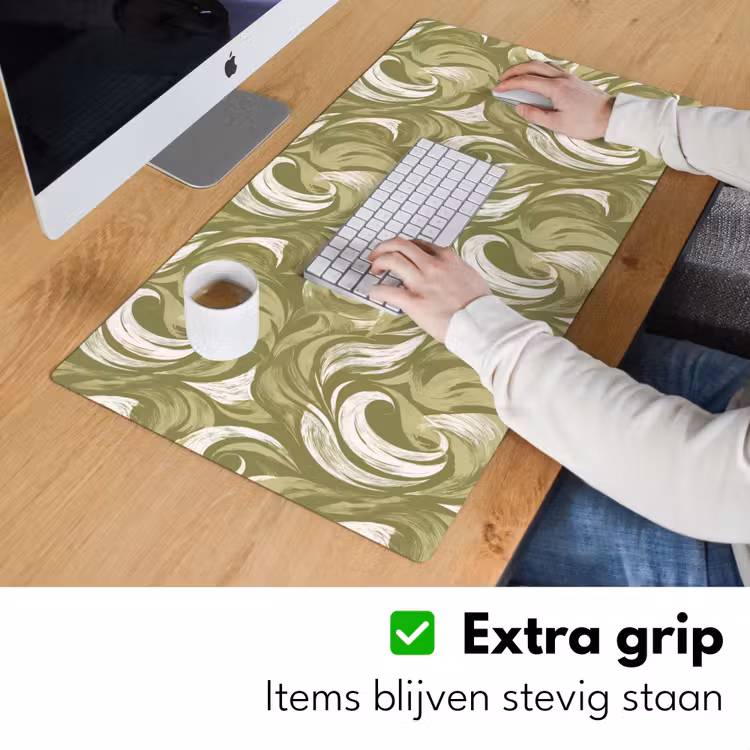 Bureau onderlegger - Abstract - Textuur - Groen — 6