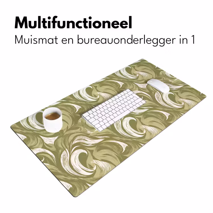 Bureau onderlegger - Abstract - Textuur - Groen — 7