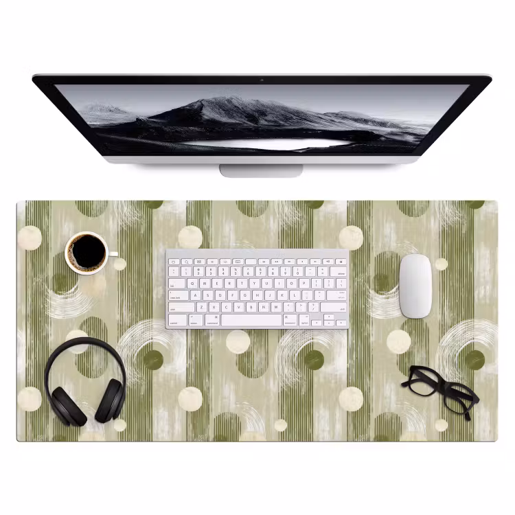 Bureau onderlegger - Artistiek - Modern - Groen — 4