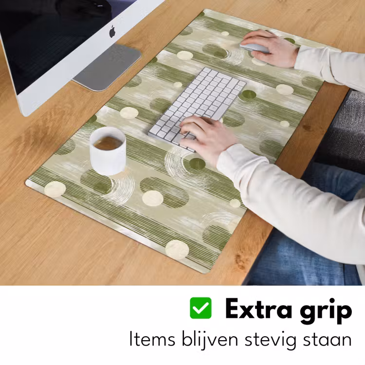 Bureau onderlegger - Artistiek - Modern - Groen — 6