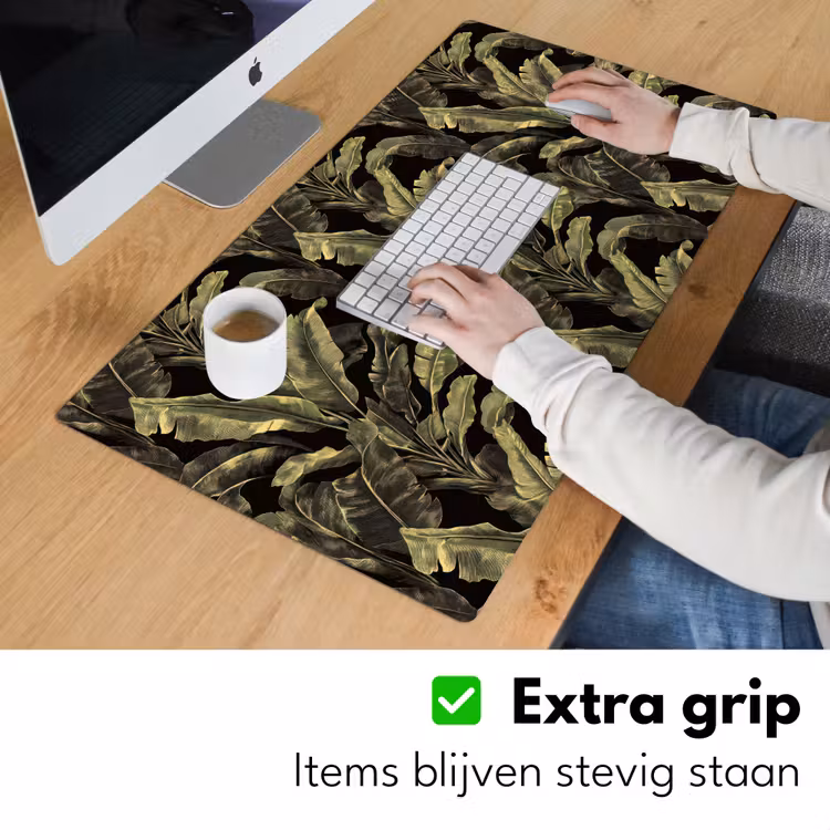 Bureau onderlegger - Botanisch - Bladeren - Groen — 6