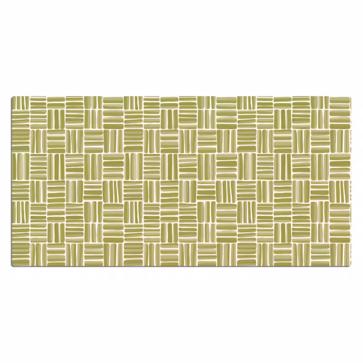 Bureau onderlegger - Vlecht - Patroon - Groen — 2
