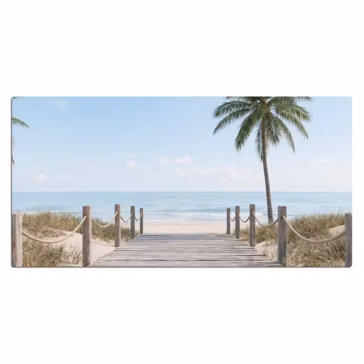 Bureau onderlegger - Palmbomen - Pad - Horizon — 2