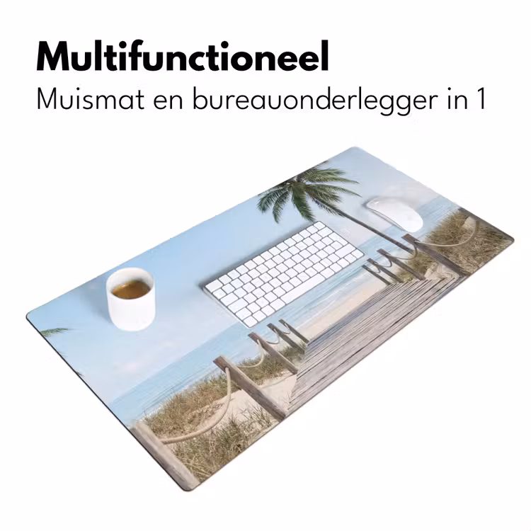 Bureau onderlegger - Palmbomen - Pad - Horizon — 7