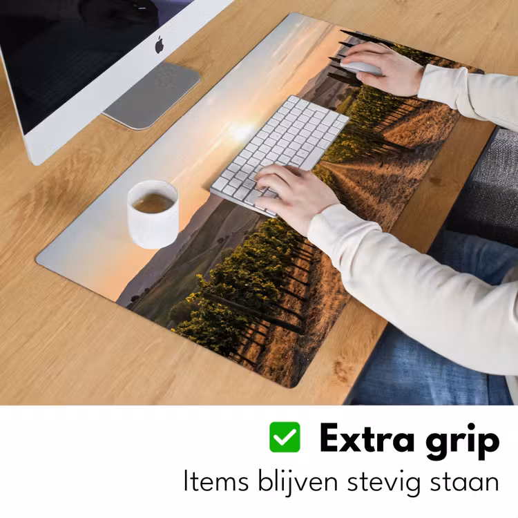 Bureau onderlegger - Wijngaard - Zonsondergang - Landschap — 6