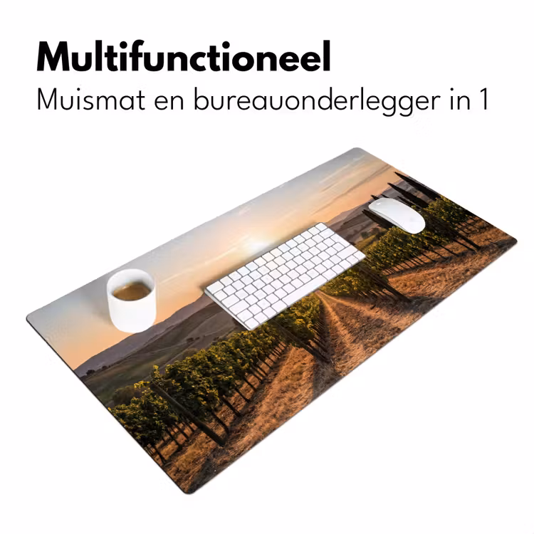Bureau onderlegger - Wijngaard - Zonsondergang - Landschap — 7