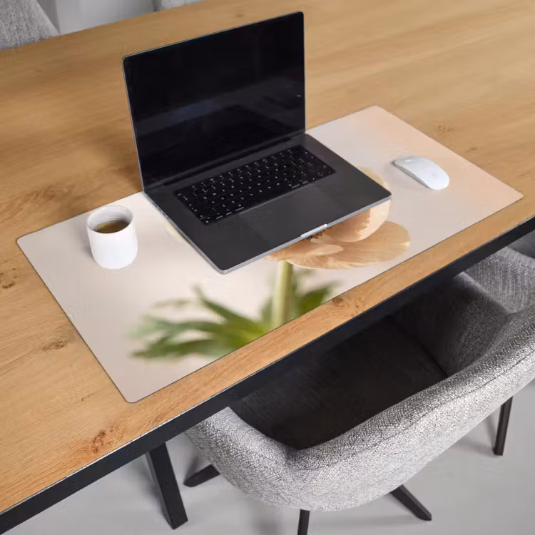 Bureau onderlegger - Bloem - Minimalistisch - Groen — 3
