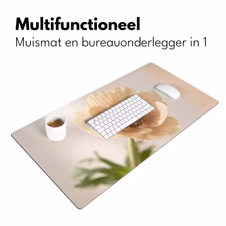 Bureau onderlegger - Bloem - Minimalistisch - Groen — 7
