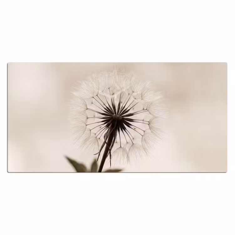Bureau onderlegger - Paardenbloem - Minimalistisch - Wit — 2