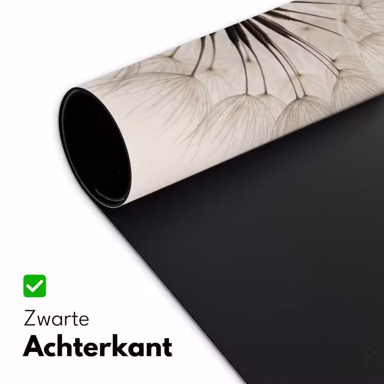 Bureau onderlegger - Paardenbloem - Minimalistisch - Wit — 5