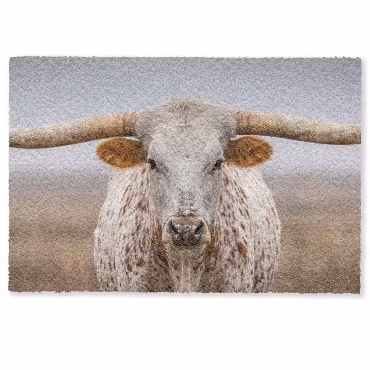 Deurmat - Longhorn - Grasveld - Dier — 1