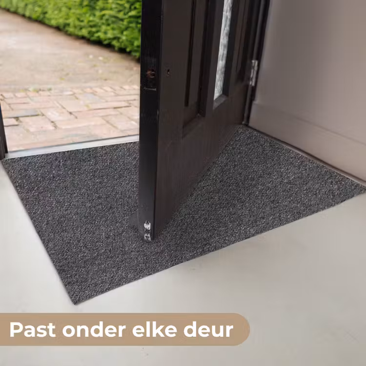 Deurmat - Donkergrijs - Asfaltstructuur - Ruw — 7