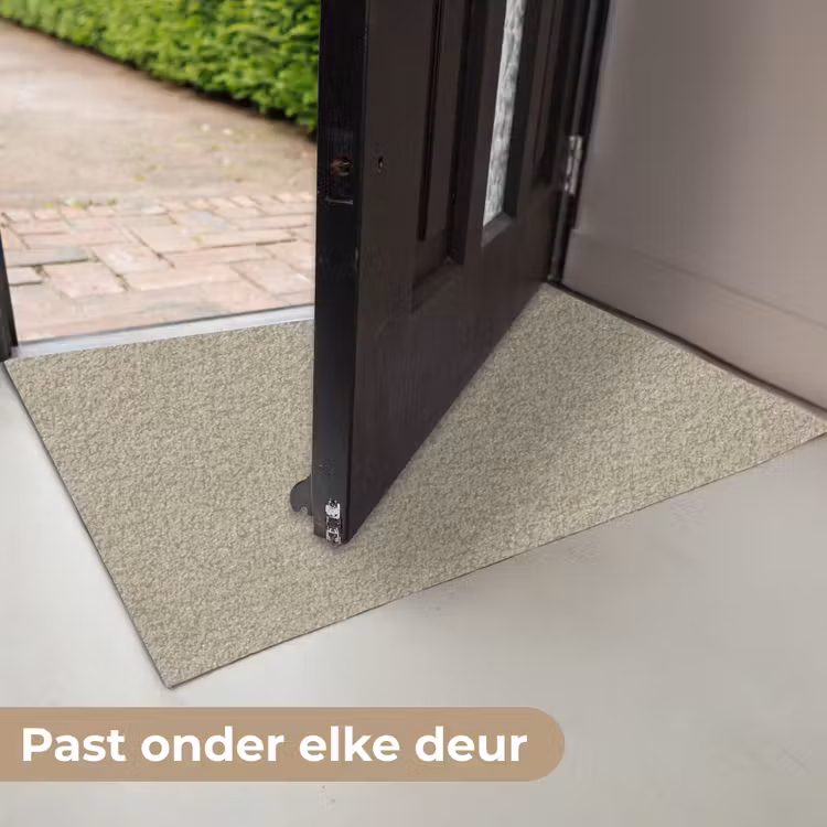 Deurmat - Taupekleur - Gewolkt textuur - Natuurlijk — 7