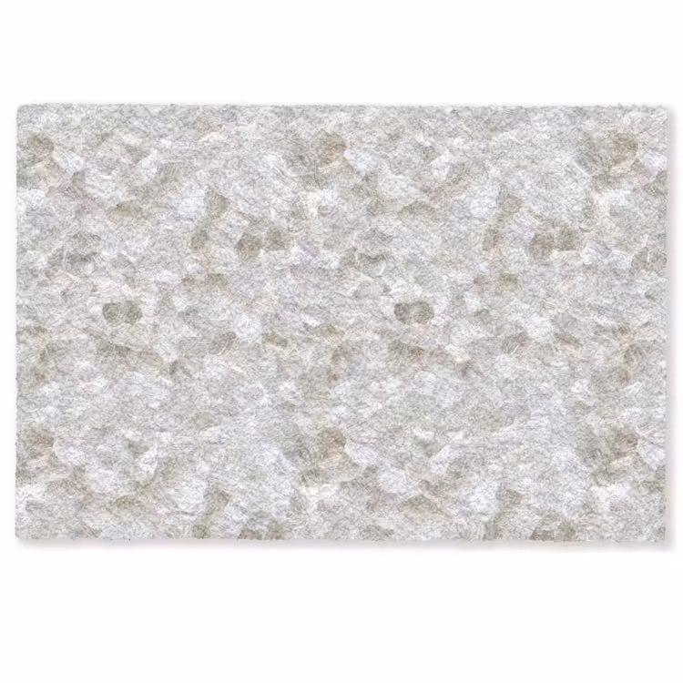 Deurmat - Wit - Penseelstreken - Reliëfeffect — 1