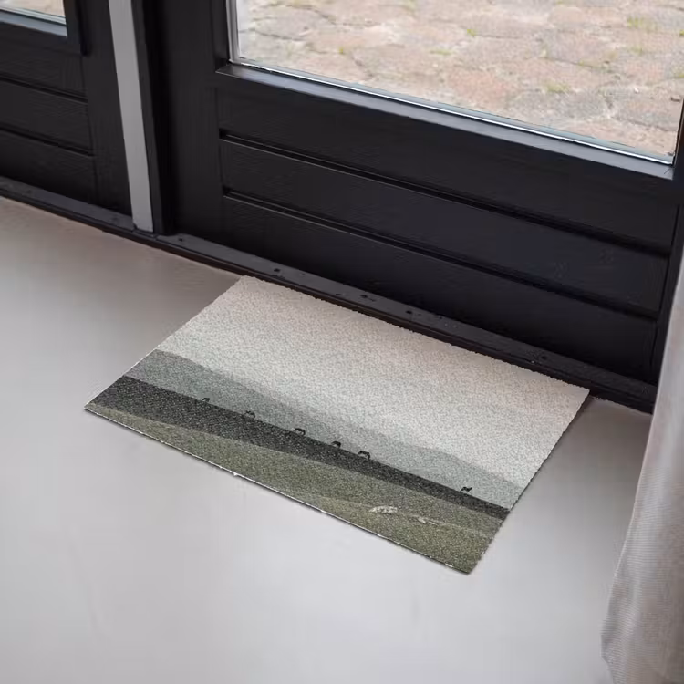 Deurmat - Grijs - Berg - Paarden — 2