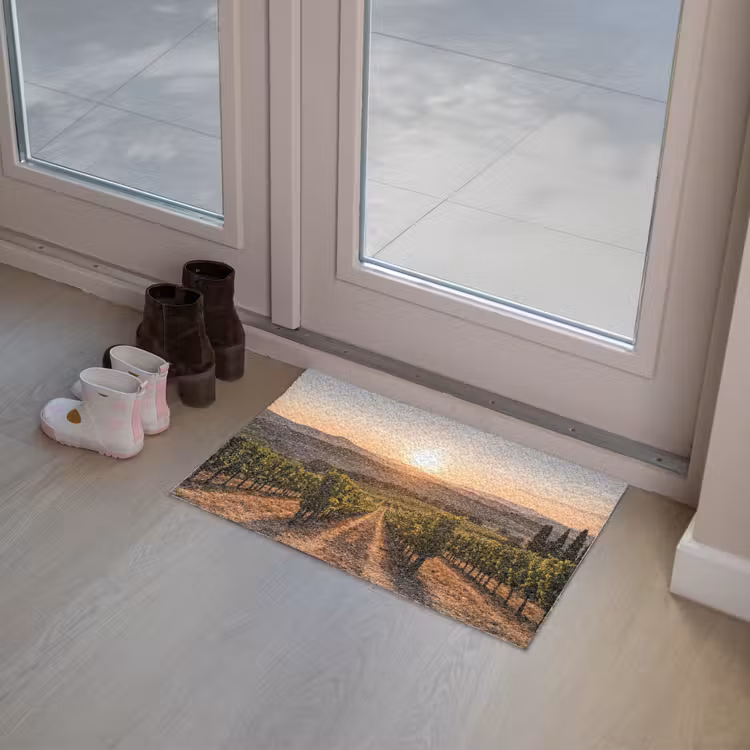 Deurmat - Wijngaard - Zonsondergang - Landschap — 8