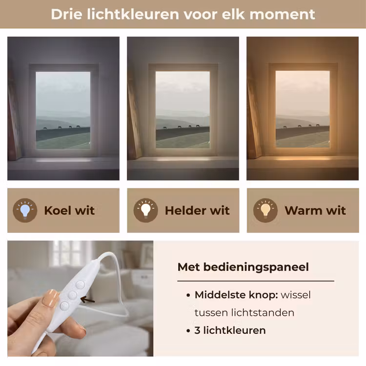 Tafellamp - Grijs - Berg - Paarden — 6