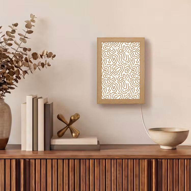 Tafellamp - Minimalistisch - Patroon - Terracotta — 4