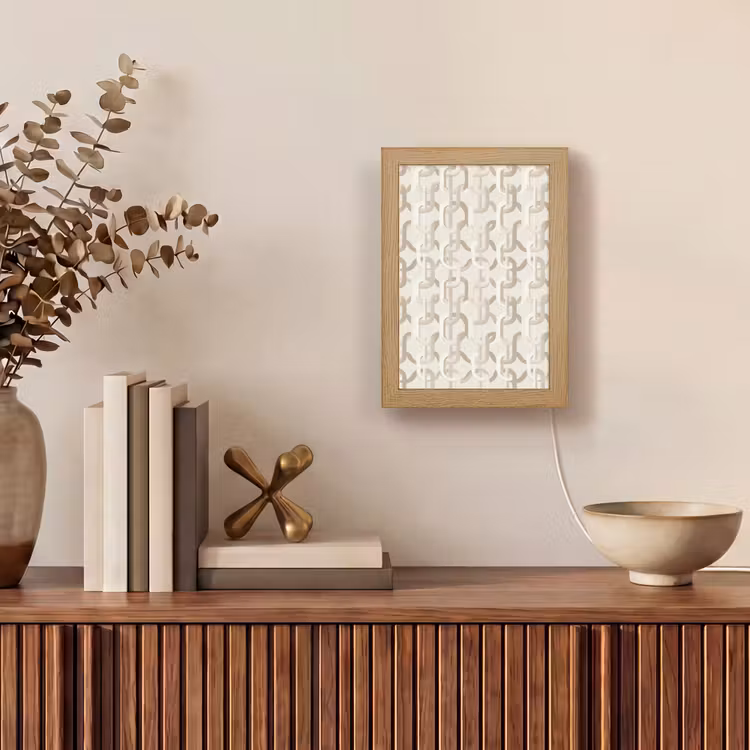 Tafellamp - Motief - Abstract - Beige — 4