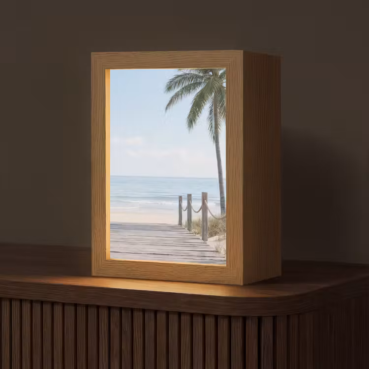Tafellamp - Palmbomen - Pad - Horizon — 1