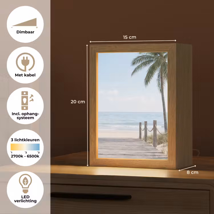 Tafellamp - Palmbomen - Pad - Horizon — 7