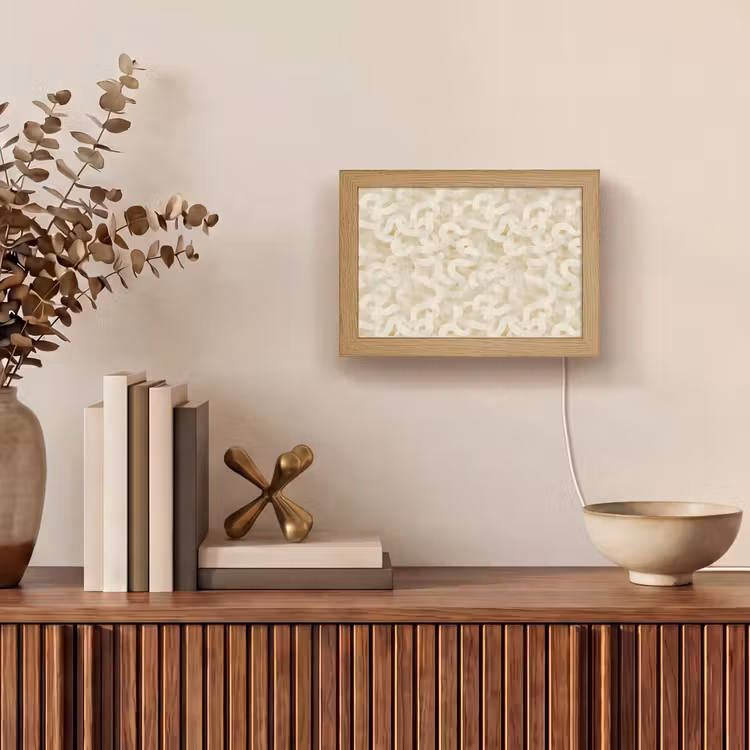 Lightbox - Wandlamp - Abstract - Lijnen - Beige — 4