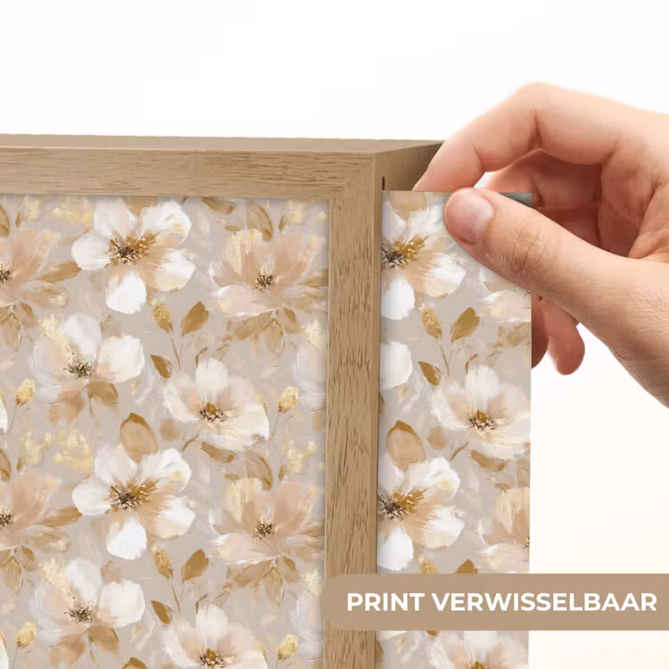 Lightbox - Wandlamp - Bloemen - artistiek - Goud — 6