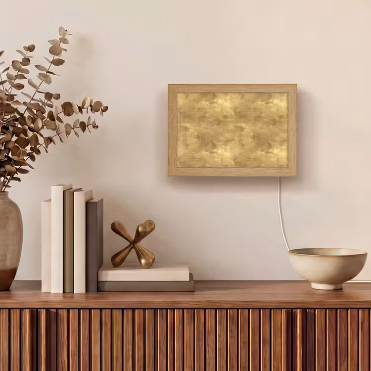 Lightbox - Wandlamp - Industrieel - Textuur - Goud — 4